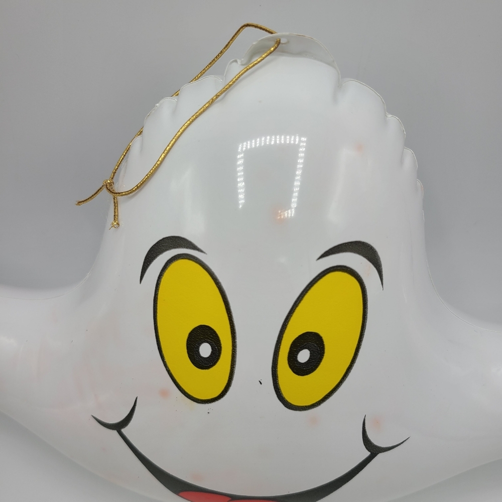 Vintage Inflatable Halloween Jack-o-lantern Pumpkin and Ghost - Picture 13 of 16